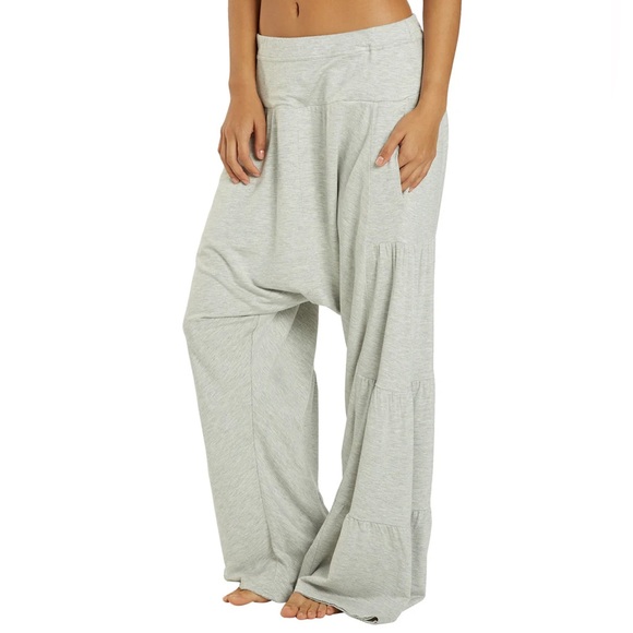 FP Movement Large Pants Stay Low Harem Pants in Heather Gray wide leg - Picture 5 of 12